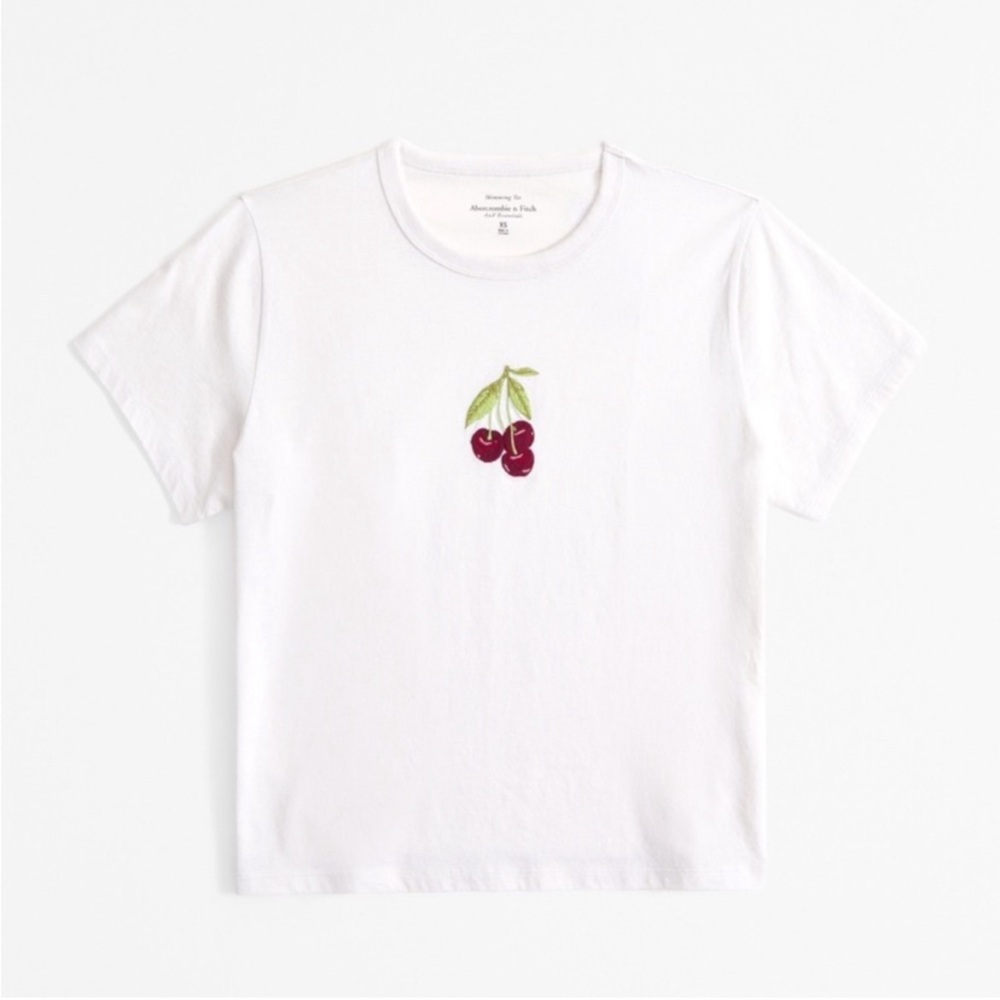 Abercrombie and Fitch Cherry Baby Tee NWT